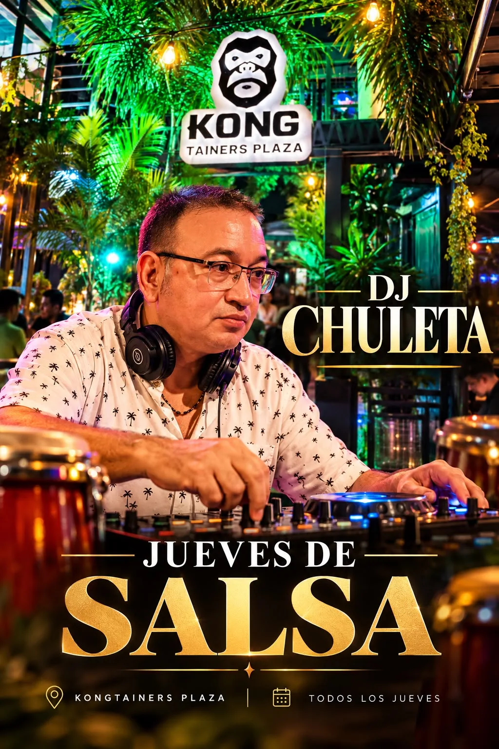 Afiche: Jueves de Salsa con DJ Chuleta