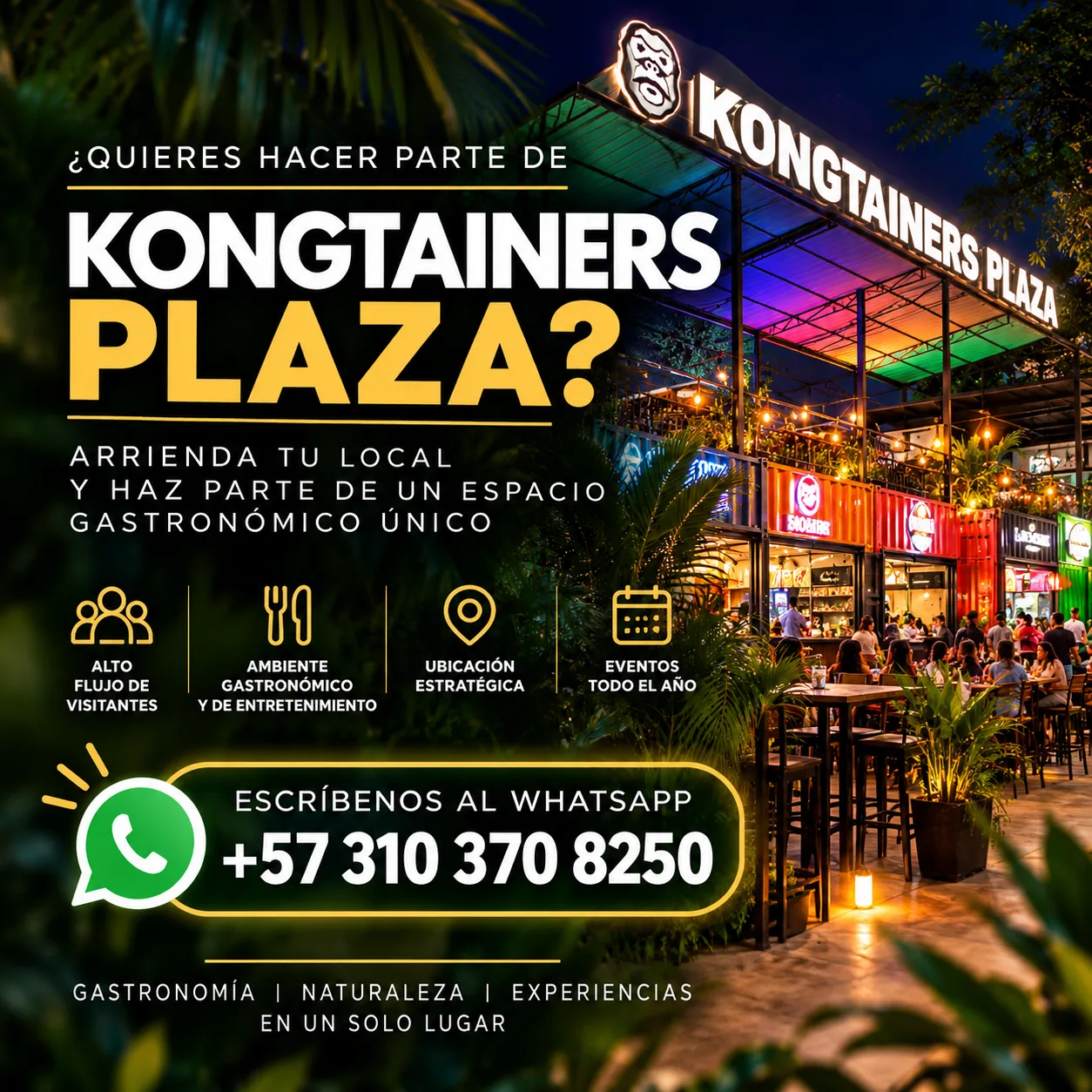 Espacios disponibles